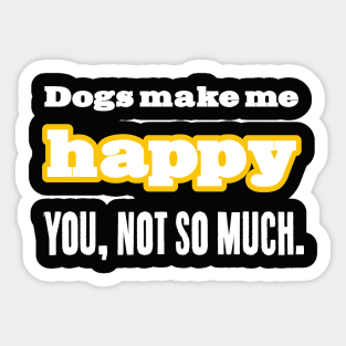 Dogs. Sticker